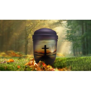 Biodegradable Cremation Ashes Funeral Urn / Casket - SUMMIT CROSS